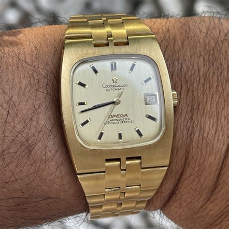 1990 omega constellation watch|vintage omega watches 1970s.